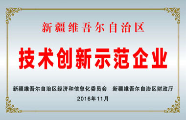 自治區級技術創新示范企業